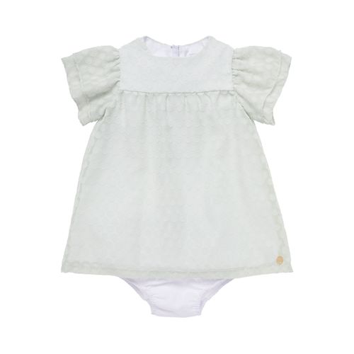Vestido de Bebê Feminino Voil Poeme - VERDE