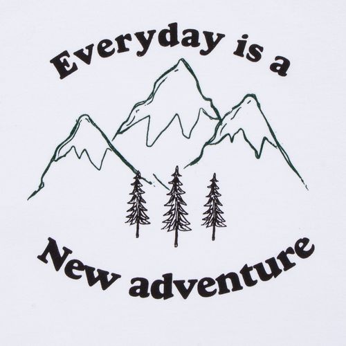 Camiseta Infantil Masculina Manga Curta Adventure - BRANCO