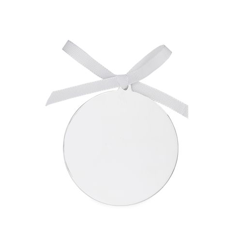 Medalha Santo Anjo Unissex Prata Silver Plated - BRANCO