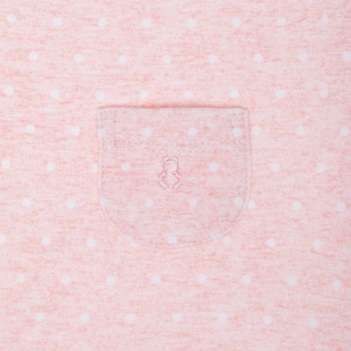 Macacão de Bebê Feminino Curto Suedine Poás - ROSA