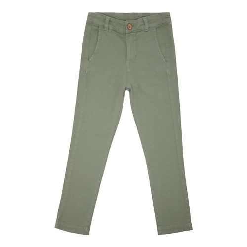 Calça Infantil Masculina Sarja Tinturada - VERDE