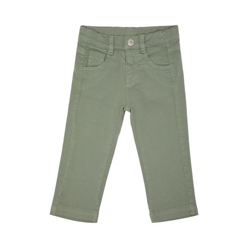Calça de Bebê Masculina Sarja Tinturada - VERDE