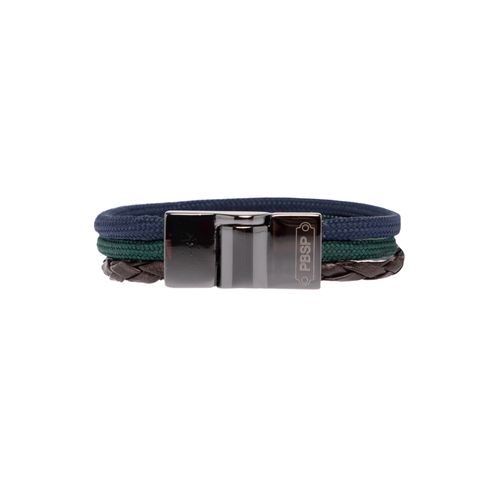 Pulseira de Bebê Masculina Elástico Trançada - MARRON/PTO