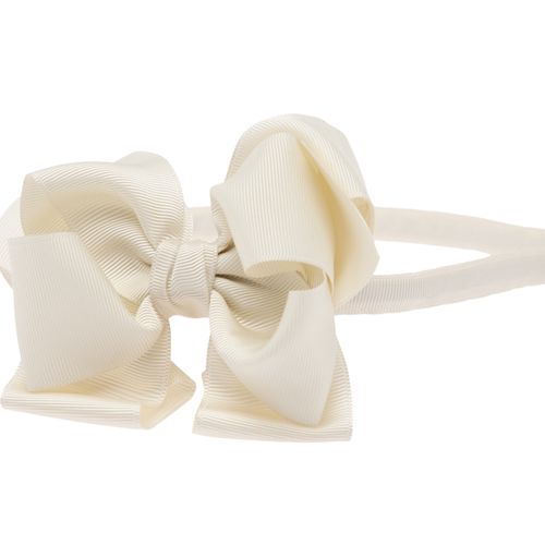 Tiara Infantil com Laço Gorgurão Removível - CRU
