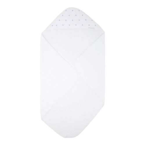 Toalha de Banho de Bebê com Capuz Algodão Egípcio Estrelas - AZUL BEBE