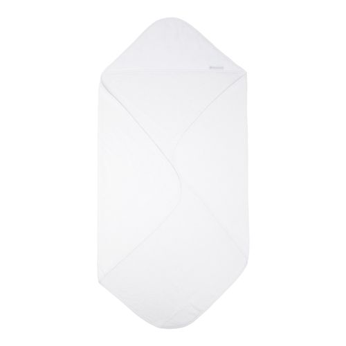 Toalha de Banho de Bebê com Capuz Algodão Egípcio Estrelas - BRANCO