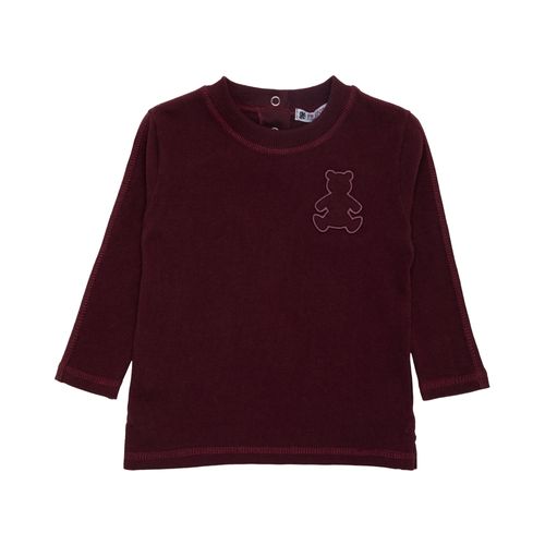 Blusa Malhão de Bebê Masculina Manga Longa - BORDO