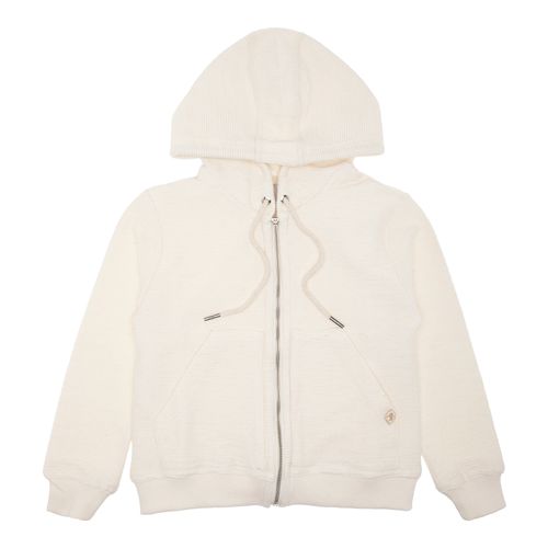 Casaco Infantil Masculino Malhão Texture com Bolso Canguru - CRU