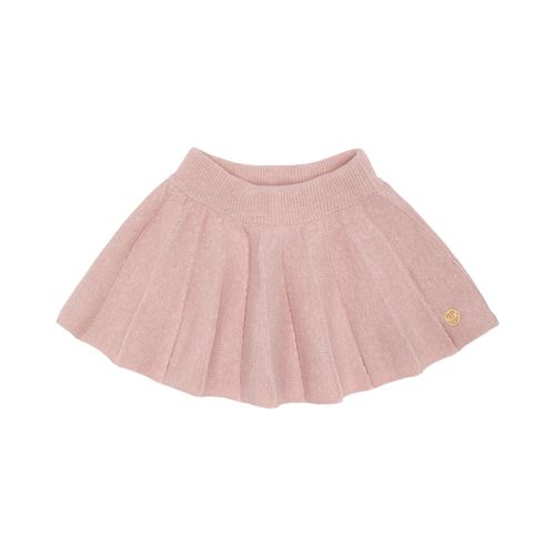Saia de Bebê Feminina Plissada Tricot - ROSE