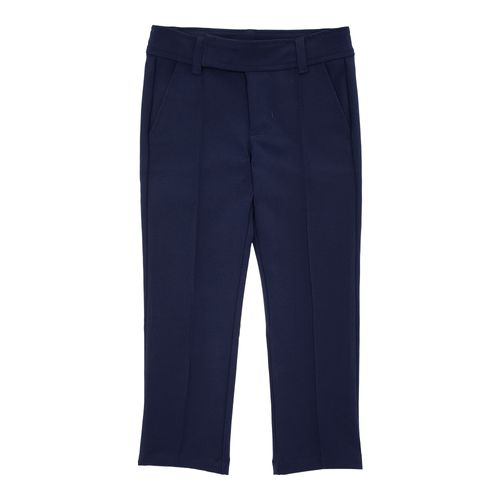 Calça de Alfaiataria Infantil Feminina Urban com Frisos - AZUL MARINHO