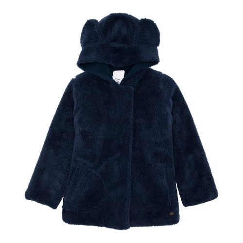 Casaco Infantil Feminino Ovelhinha Longo - AZUL MARINHO