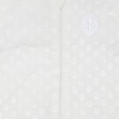 Macacão de Bebê Unissex Longo Pele Poás - BRANCO