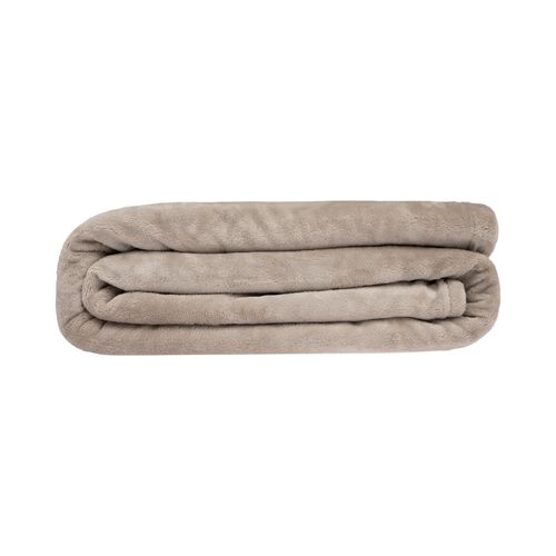 Cobertor Casal Flanel Neo Velour - BEGE