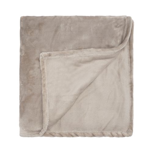 Cobertor Solteiro Flanel Neo Velour - BEGE