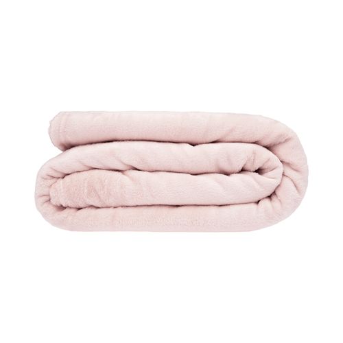 Cobertor Solteiro Flanel Neo Velour - ROSA