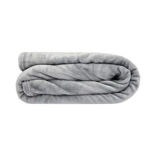 Cobertor Solteiro Flanel Neo Velour - CINZA
