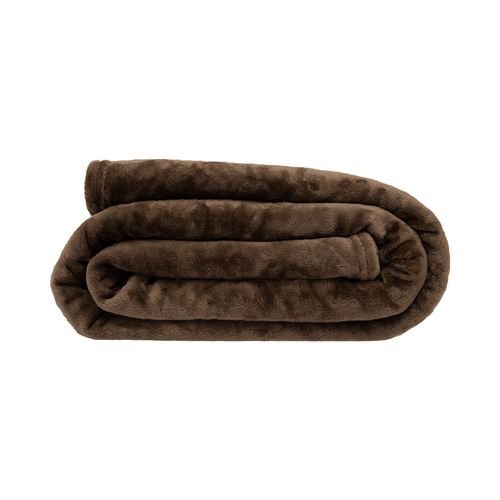 Cobertor Casal Flanel Neo Velour - MARROM