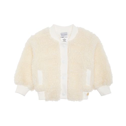 Casaco de Bebê Feminino Pele Carneirinho - OFF WHITE
