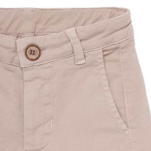 Calça Infantil Masculina Sarja Tinturada - BEGE