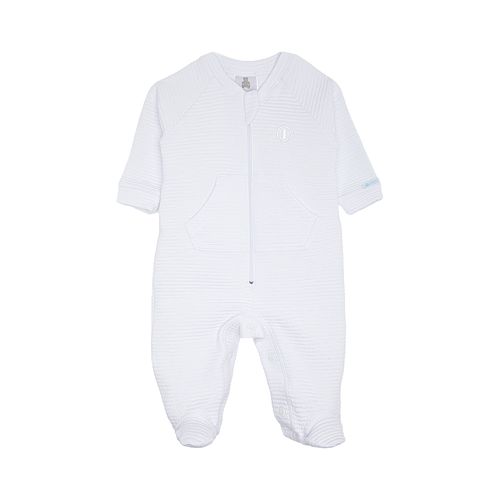 Macacão de Bebê Masculino Longo Matelassê Gappy - BRANCO