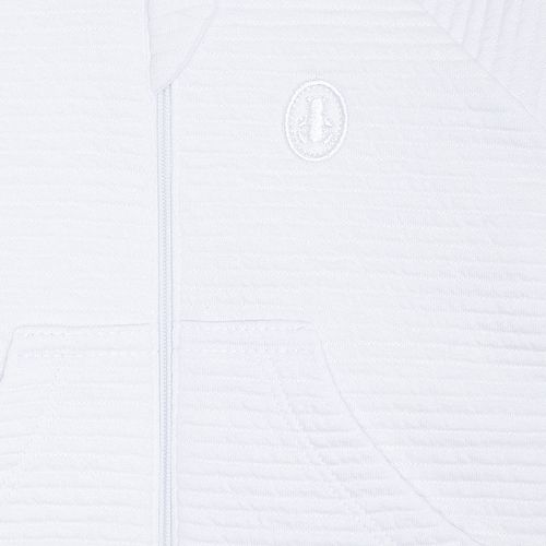 Macacão de Bebê Masculino Longo Matelassê Gappy - BRANCO