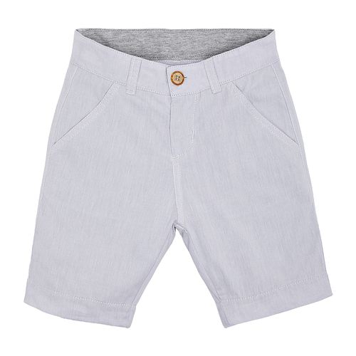 Bermuda Infantil Masculina Capri com Bolso Embutido - CINZA