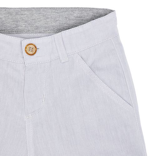 Bermuda Infantil Masculina Capri com Bolso Embutido - CINZA