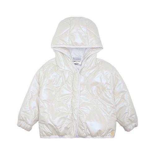 Casaco de Bebê Feminino Matelassê Furta-cor - BRANCO