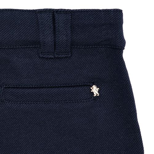 Bermuda Infantil Masculina Chloe com Recortes - AZUL MARINHO