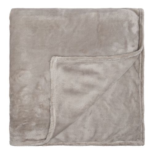 Cobertor Casal Plush - KAKI
