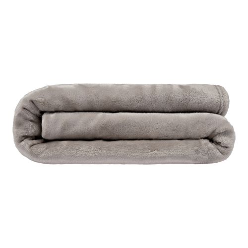 Cobertor Casal Plush - KAKI