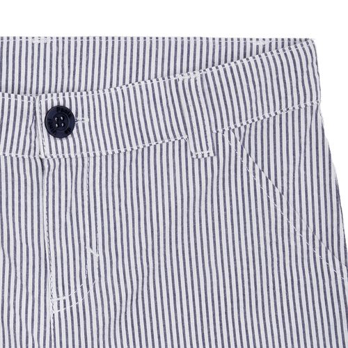 Bermuda Infantil Masculina Anarruga Listrada - AZUL MARINHO