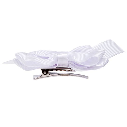 Laço de Cabelo Infantil Gorgurão - BRANCO