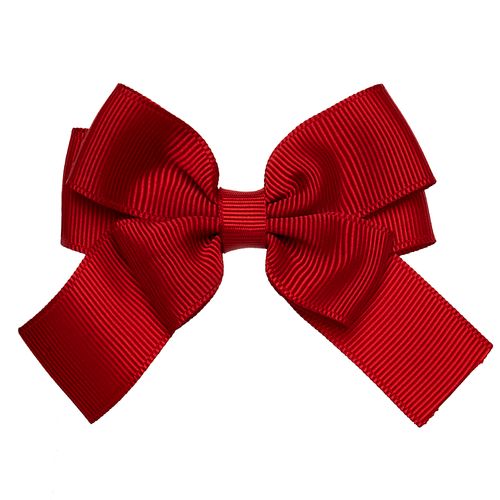 Laço de Cabelo Infantil Gorgurão - VERMELHO