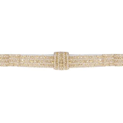 Faixa de Cabelo Bebê Laço Lurex - DOURADO