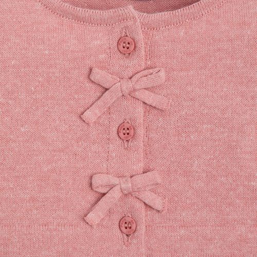 Bolero de Bebê Feminino Tricot Lacinhos - ROSA M.DOLCE