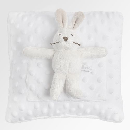Almofada de Bebê Unissex Palla Coelho - BRANCO