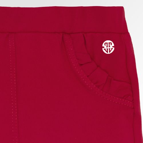 Legging de Bebê Feminina Suplex com Bolsos - VERMELHO