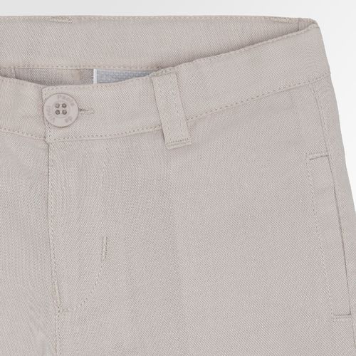Bermuda Infantil Masculina Oxfordine com Bolso - KAKI