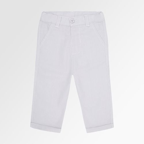 Calça de Bebê Masculina Oxfordine com Bolso - CINZA