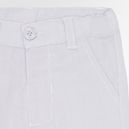Calça de Bebê Masculina Oxfordine com Bolso - CINZA