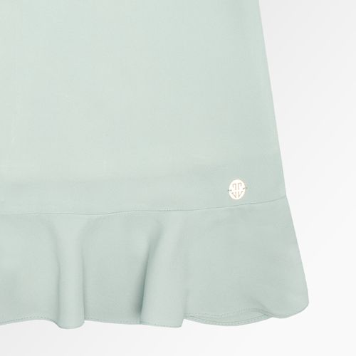 Vestido de Festa Infantil Feminino Manga Godê - VERDE