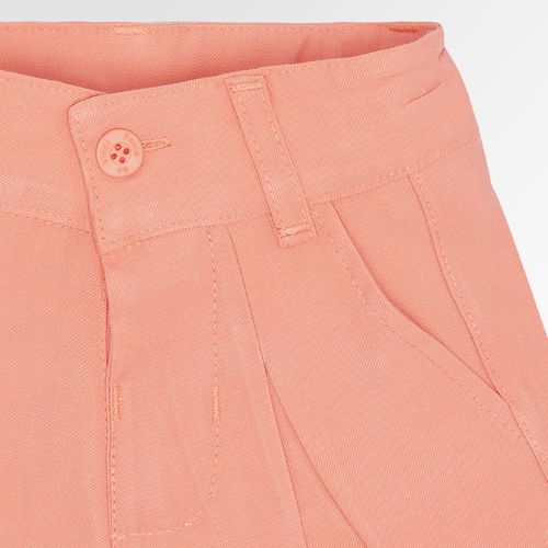 Shorts de Bebê Alfaiataria Feminino - SALMON