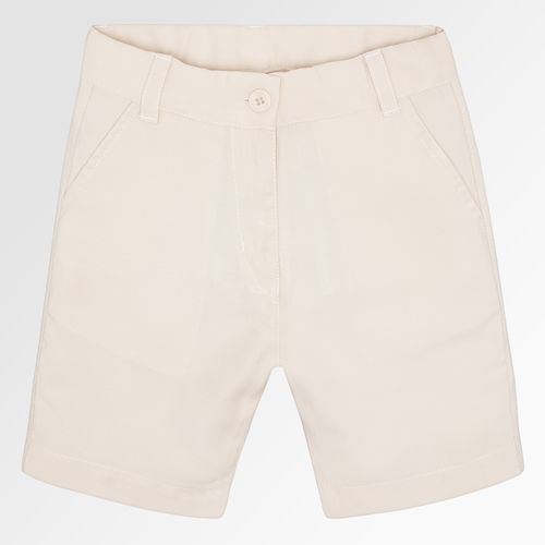 Bermuda Infantil Masculina com Bolso - BEGE