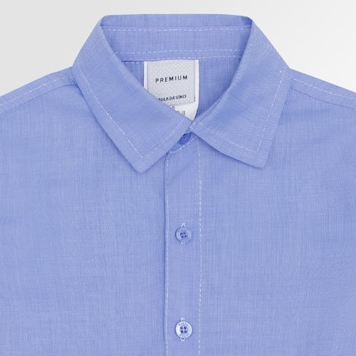 Camisa de Bebê Masculina Manga Longa Swatch Fio 60 - AZUL