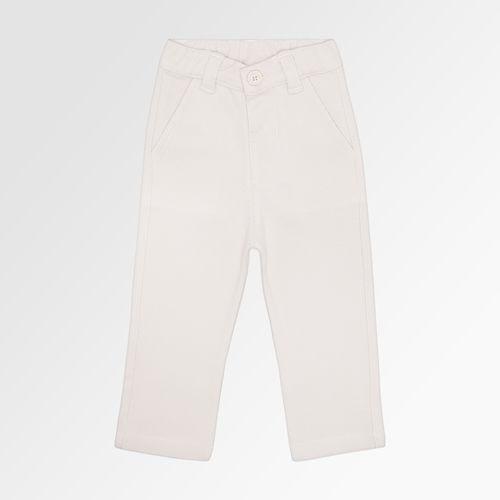 Calça de Bebê Masculina com Bolso - BEGE