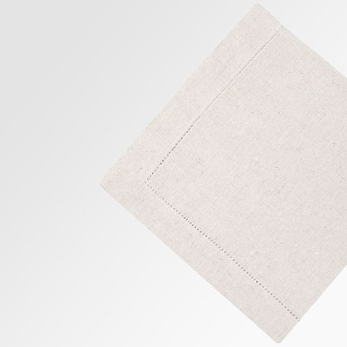 Guardanapo Linen Fresh com Bordado Ponto Ajour - NATURAL