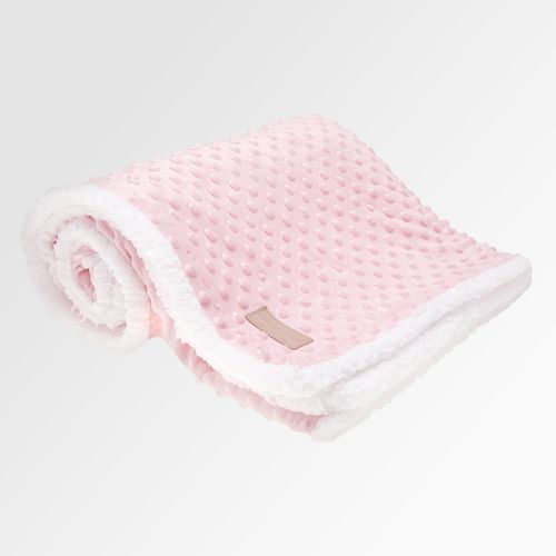 Cobertor de Bebê Double Sherpa - ROSA BEBE