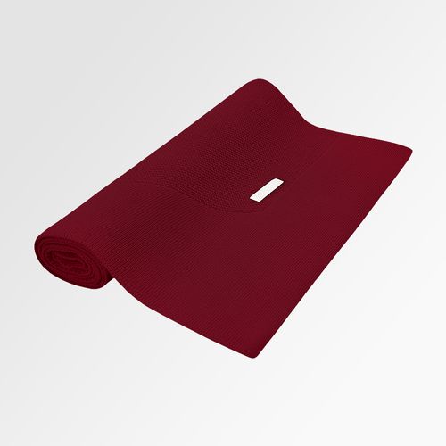 Manta de Bebê Acricotton Ponto Moldura - VERMELHO