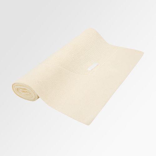 Manta de Bebê Acricotton Ponto Moldura - AMARELO PÓ